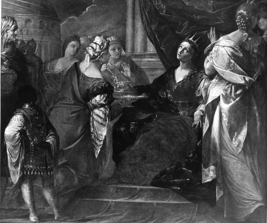 La regina Artemisia beve le ceneri di Mausolo - Galleria Corsini, Roma